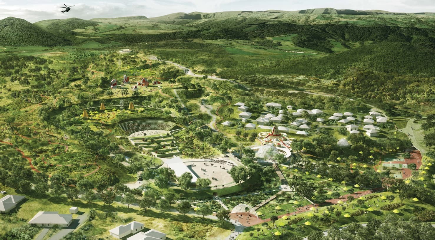 Présentation avant-projet Parc du volcan pour la commune du Tampon à la Réunion